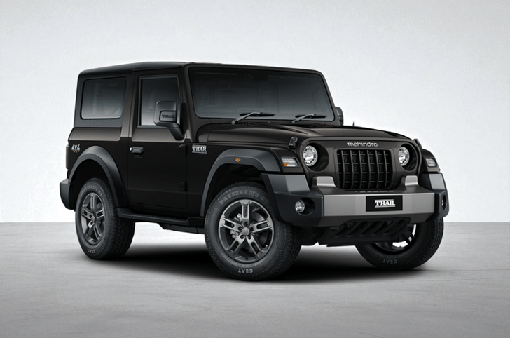 2025 Mahindra Thar Stealth Black