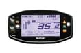 Both bikes feature a LCD display. Gixxer, Gixxer SF instrument cluster