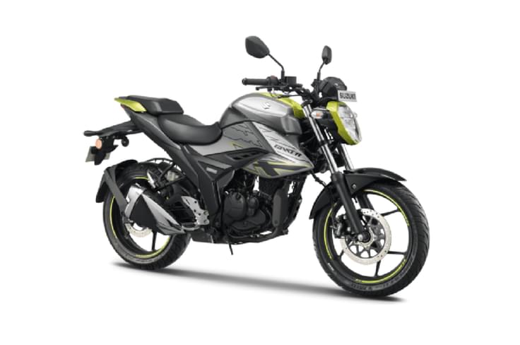 The GST revision saw prices for the bikes drop by around Rs 12,000. Gixxer front three-fourth static