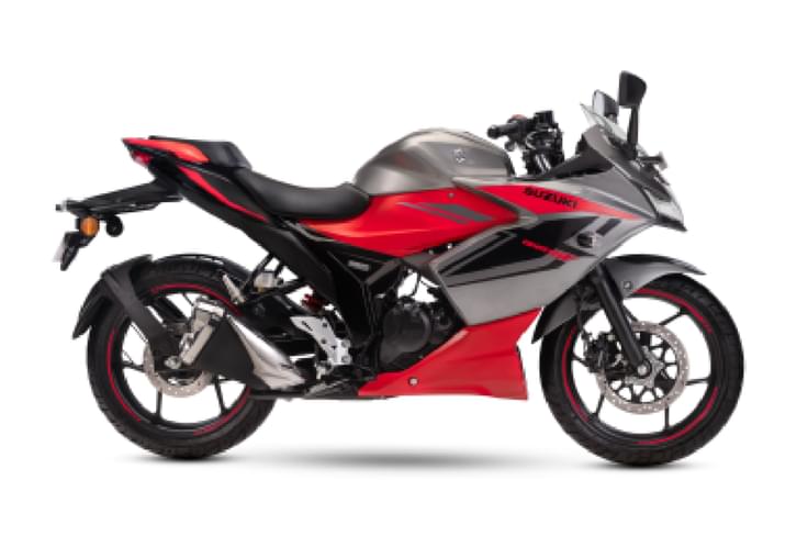 This one is called Metallic Oort Gray + Pearl Mira Red. Gixxer SF side static