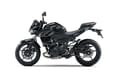 The Z650 gets this all-black colourway for 2026. Z250 side profile studio shot