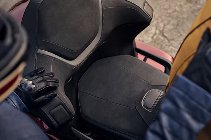 Honda Gold Wing Tour seat with backrest