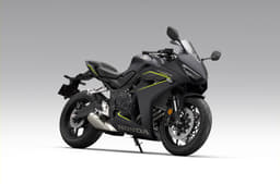 For 2026, this Mat Gunpowder Black Metallic with yellow accent is a new colour option.