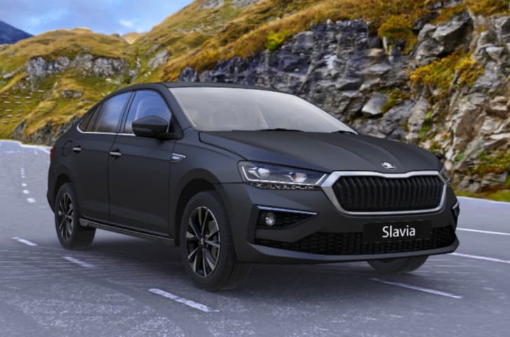 Skoda Slavia Carbon Steel Matte
