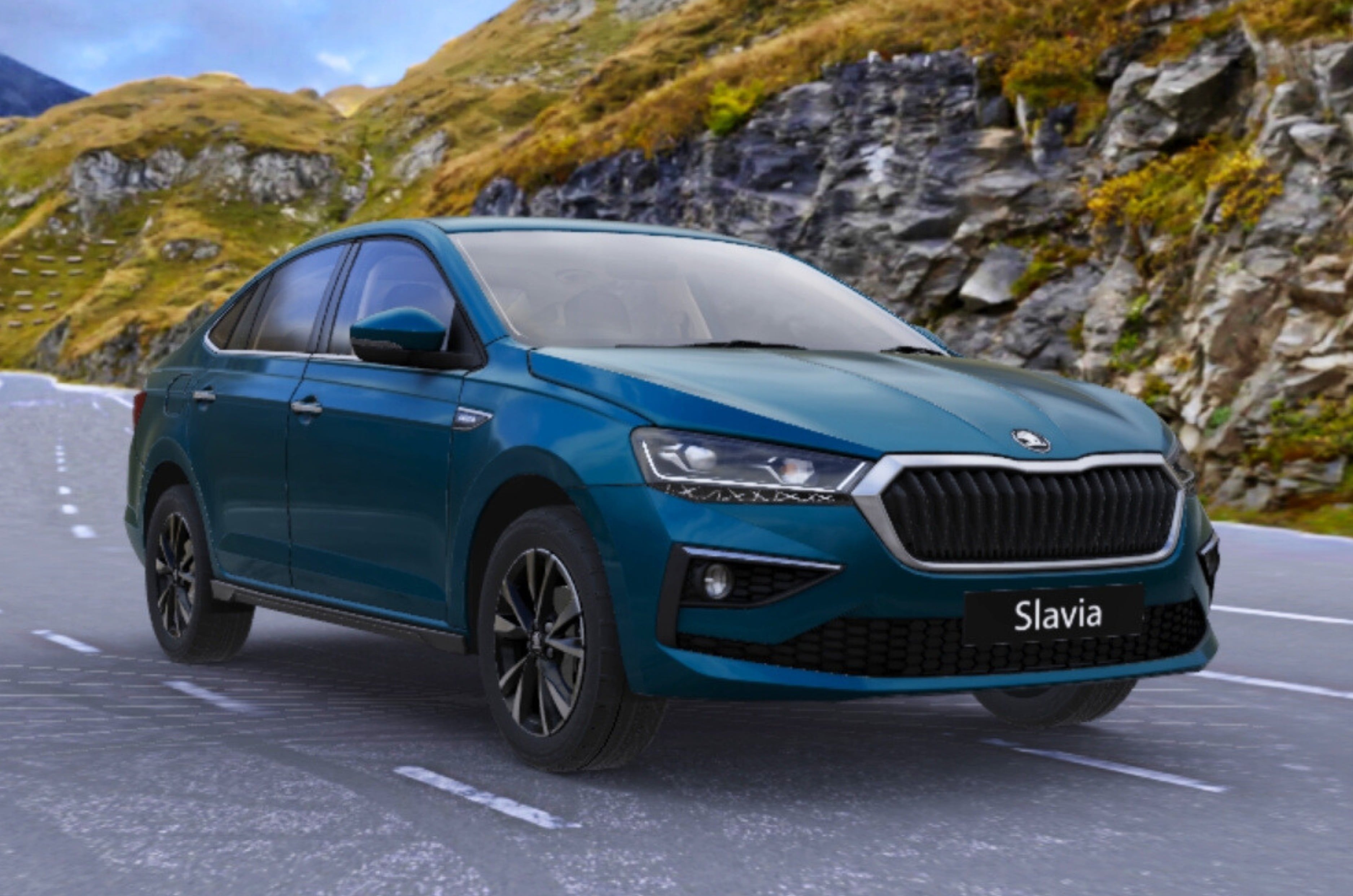 Skoda Slavia Lava Blue