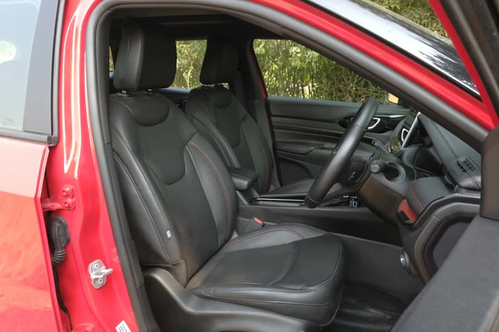 jeep compass in field
