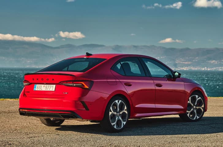 Skoda Octavia RS rear profile