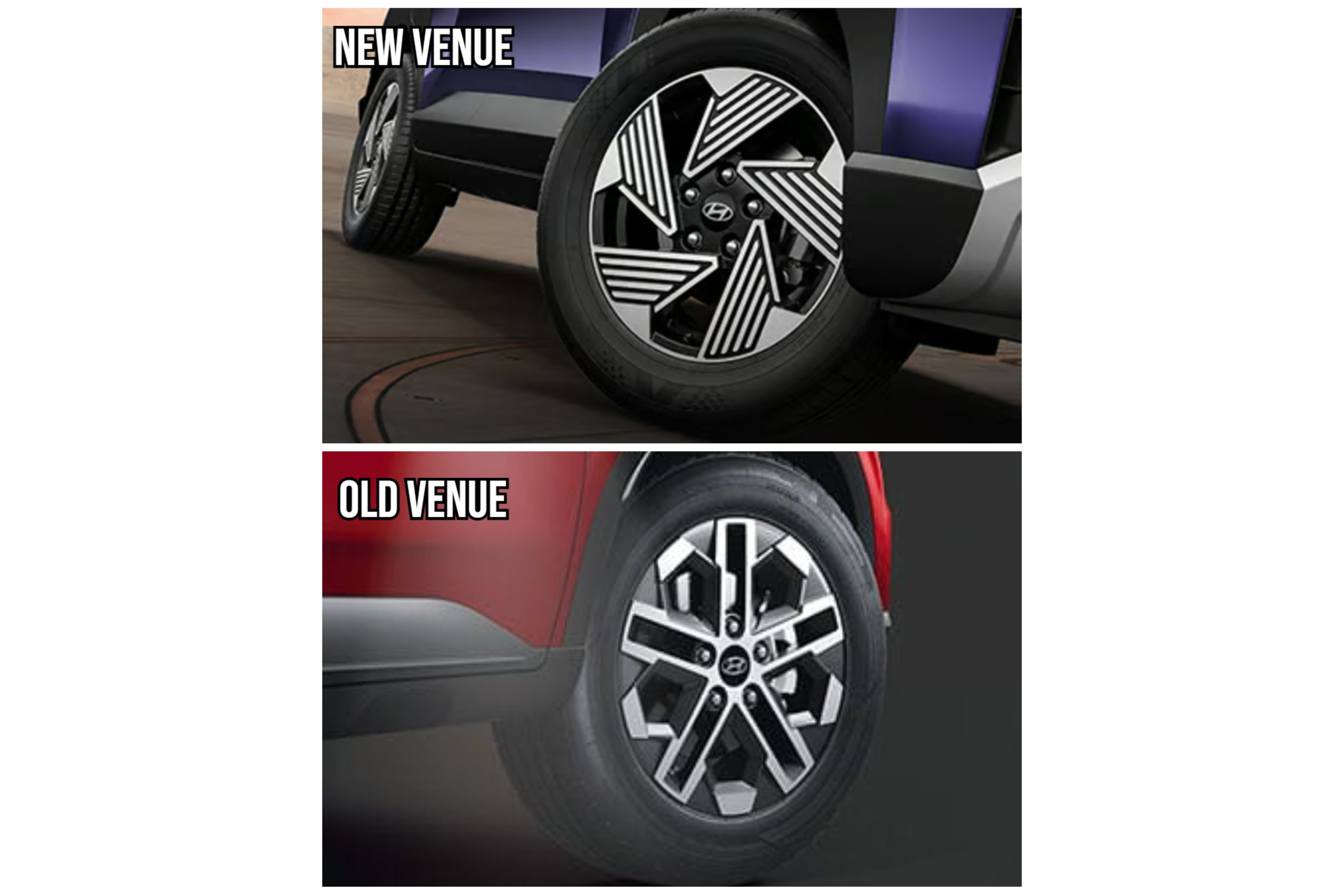 hyundai venue new vs old