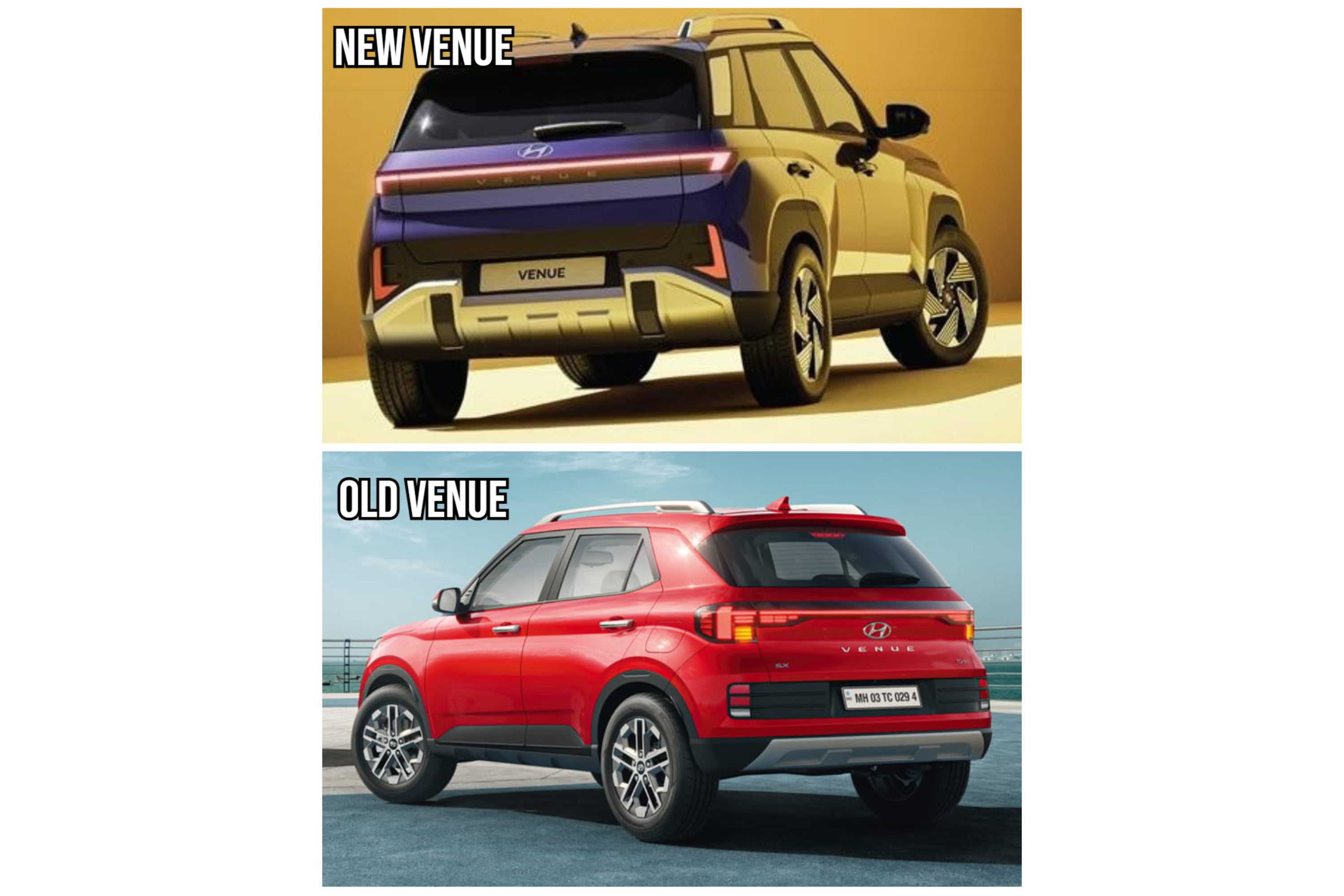 hyundai venue new vs old