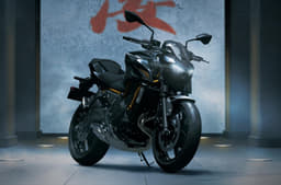 The bike is available in three color schemes.