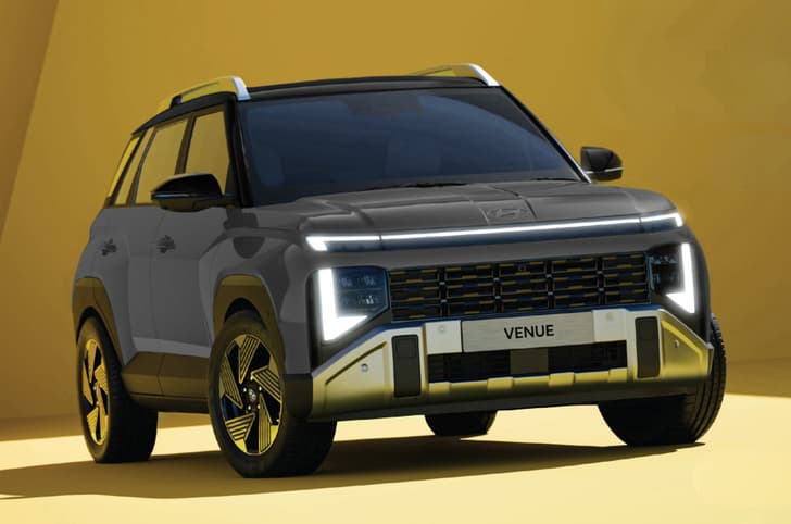 New Hyundai Venue Hazel Blue with Abyss Black roof