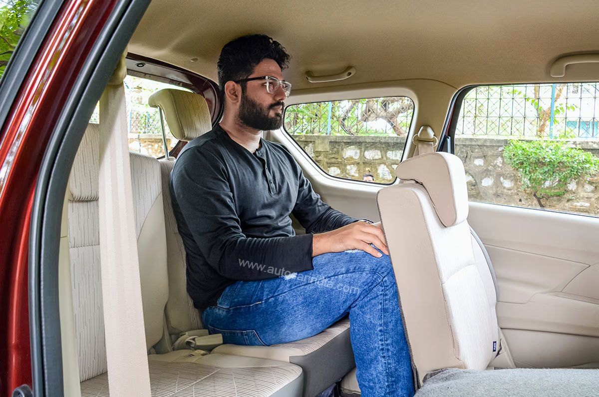 The 3rd row with two seats can be used by adults only on short drives.