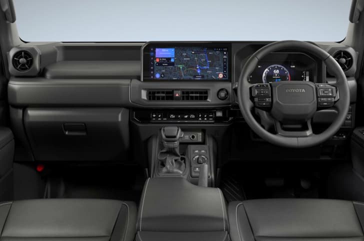 Toyota Land Cruiser FJ dashboard