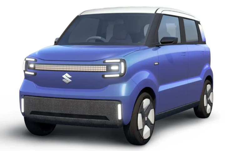 suzuki vision e sky compact ev concept in studio