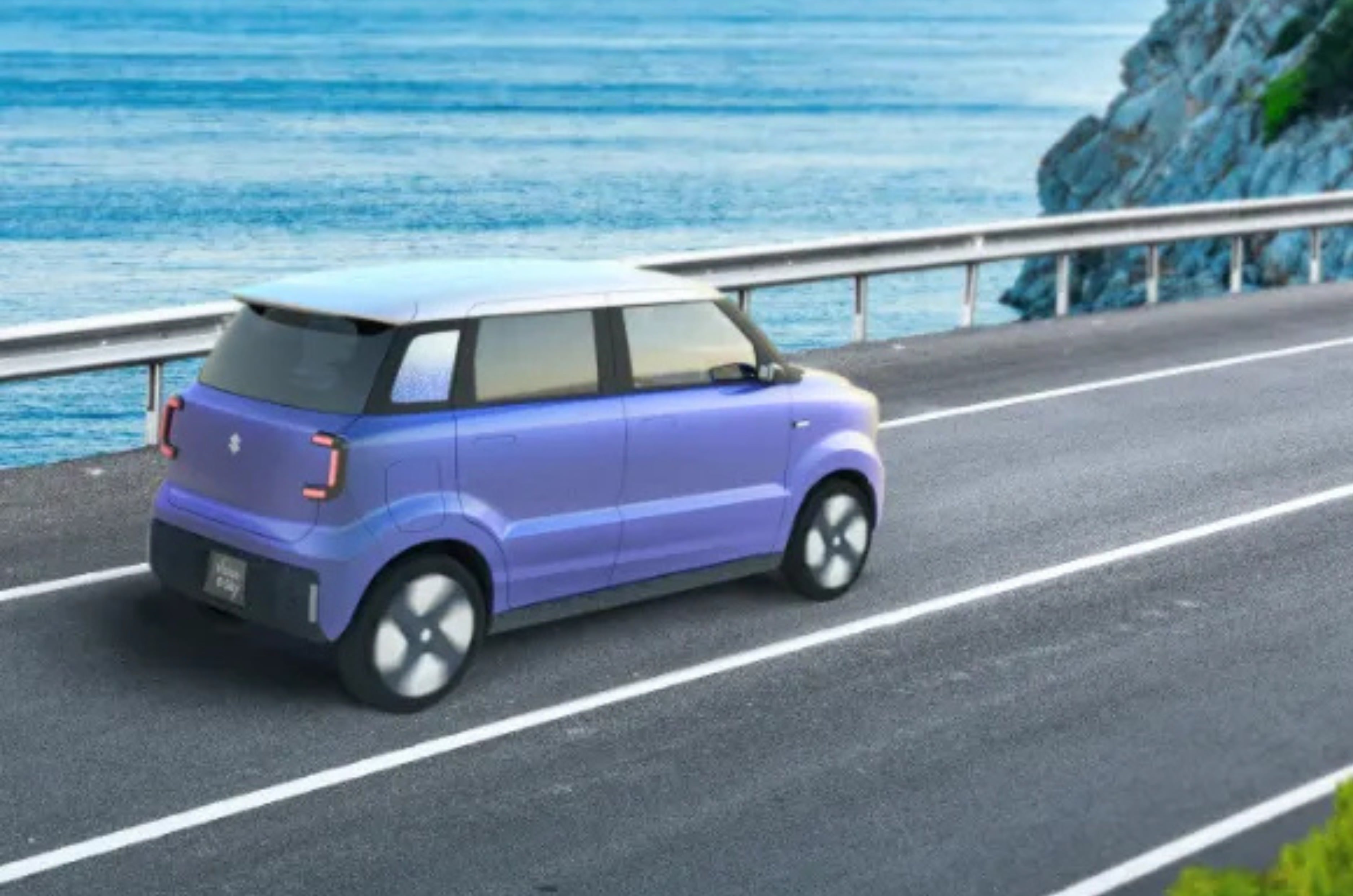 suzuki vision e sky compact ev concept in studio