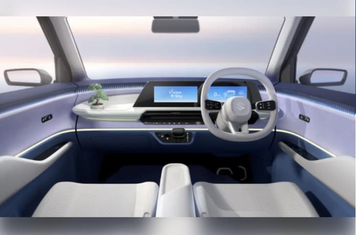 suzuki vision e sky compact ev concept in studio