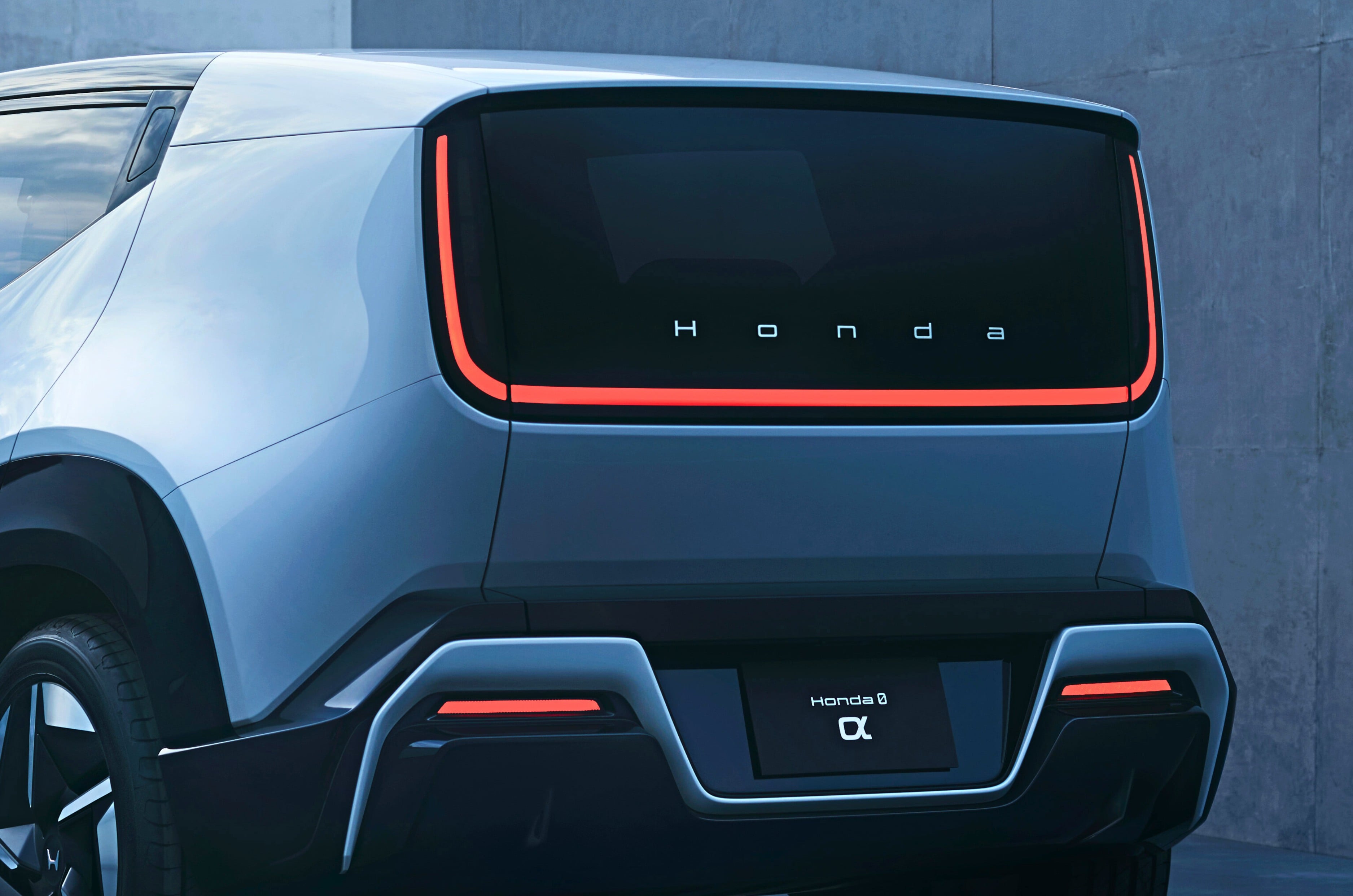 Honda 0 a electric SUV tail lights 