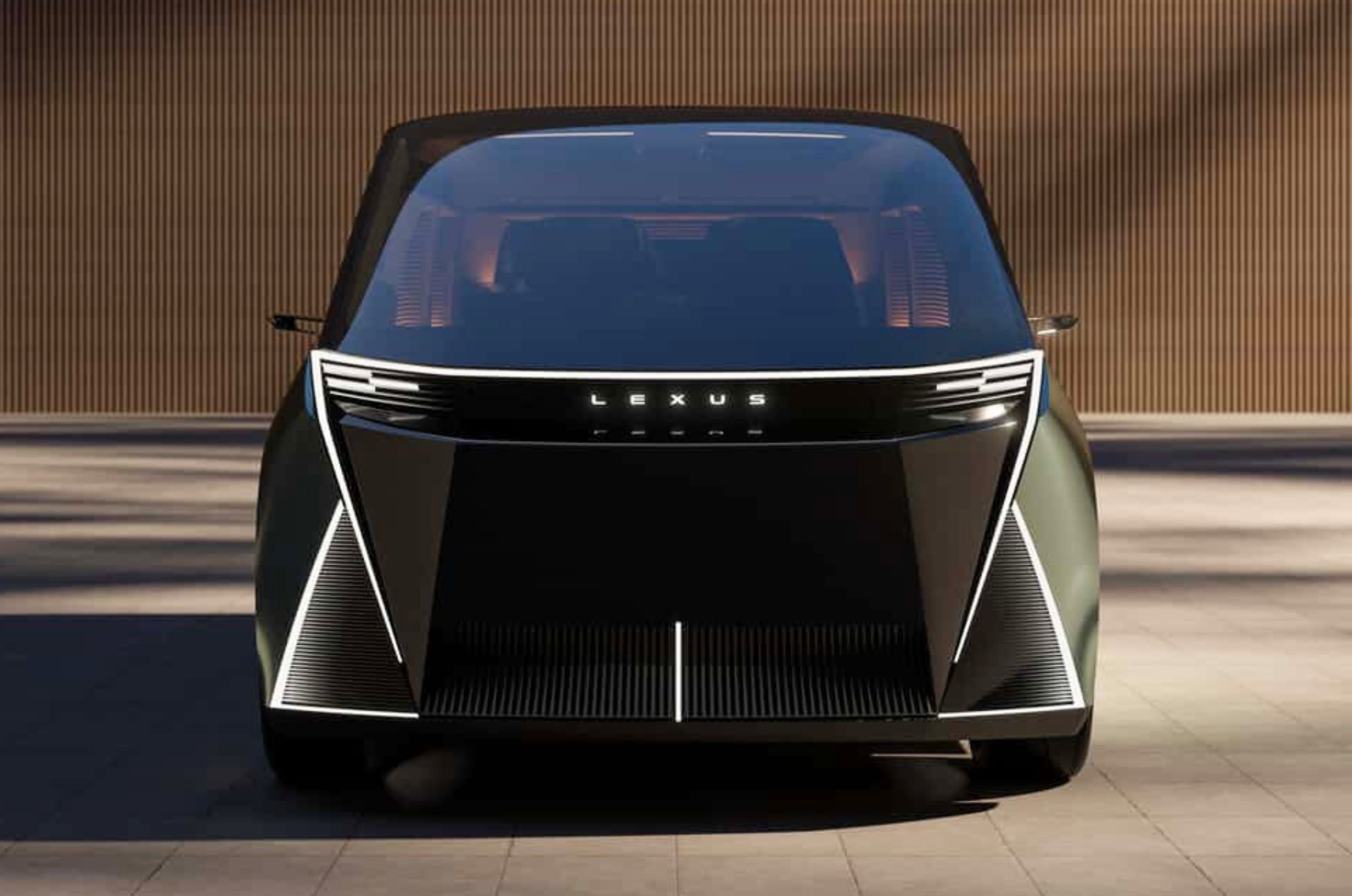 New Lexus LS MPV concept front