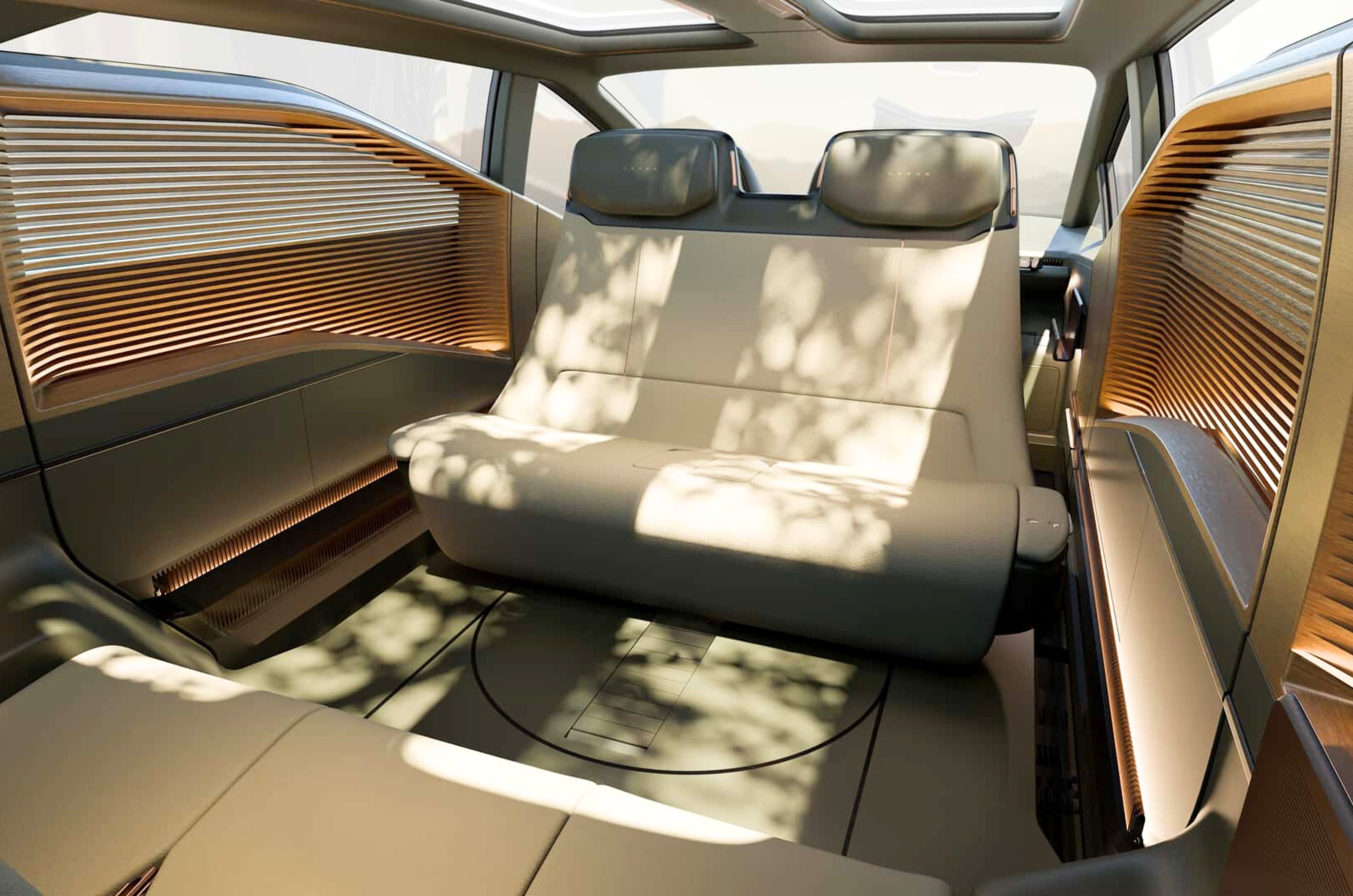 New Lexus LS MPV concept seats