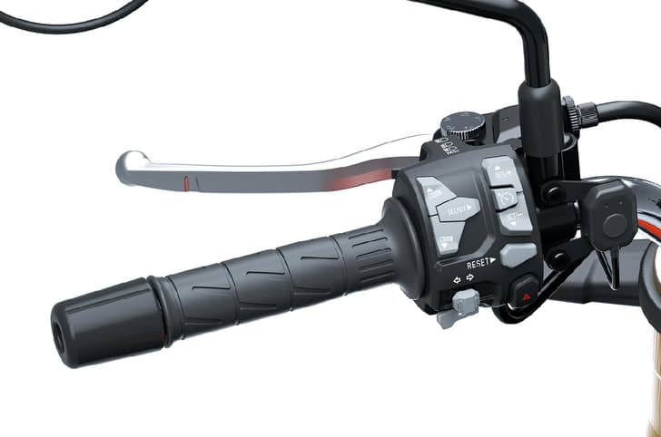 The bike now gets cruise control as standard.