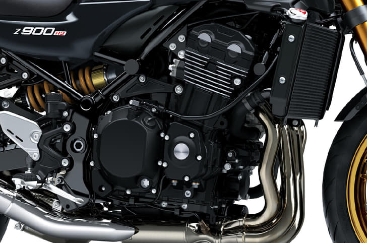 948cc inline-four engine gets electronic throttle valves and makes 5hp more than before. 