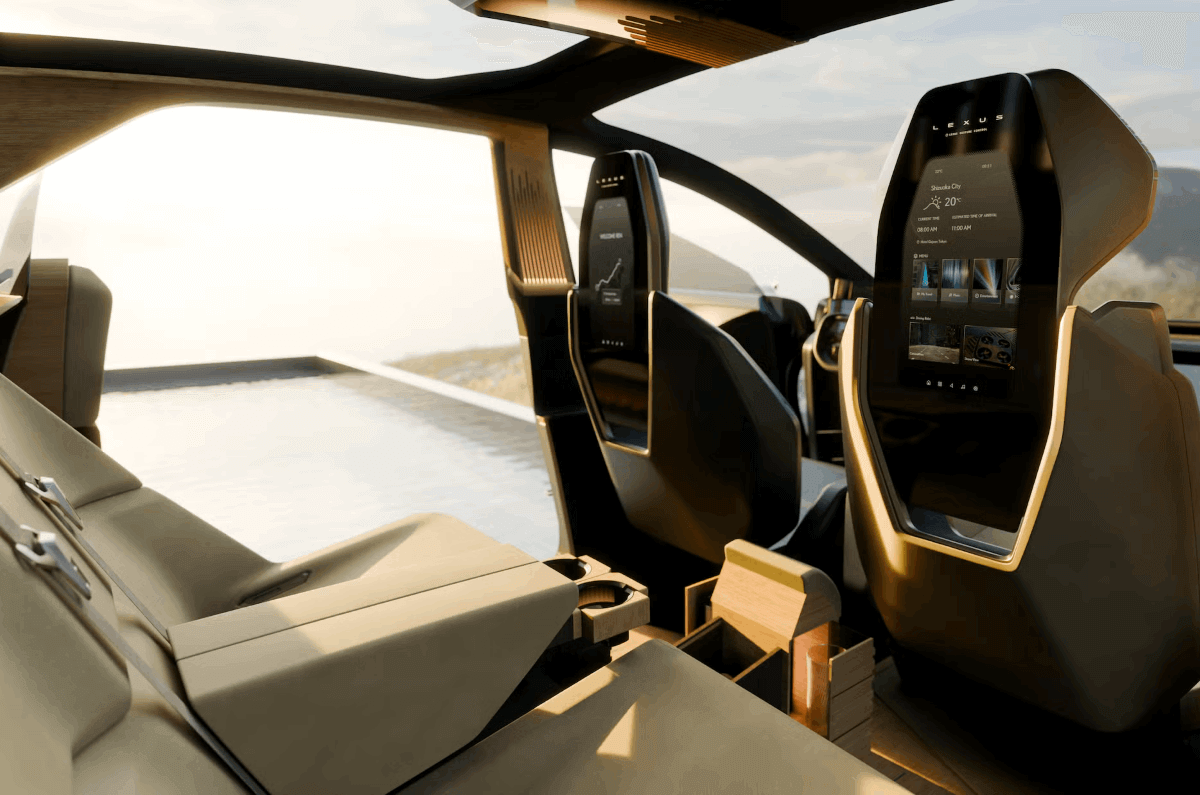 Lexus LS Coupe Concept rear seats