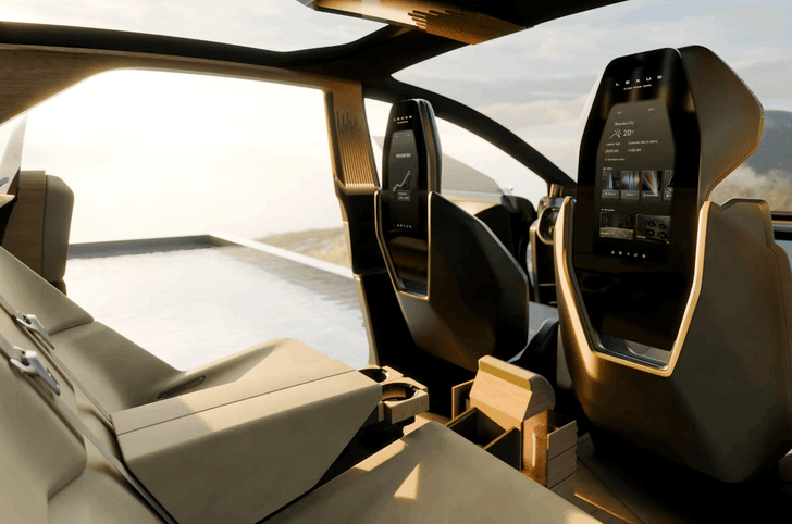 Lexus LS Coupe Concept rear seats