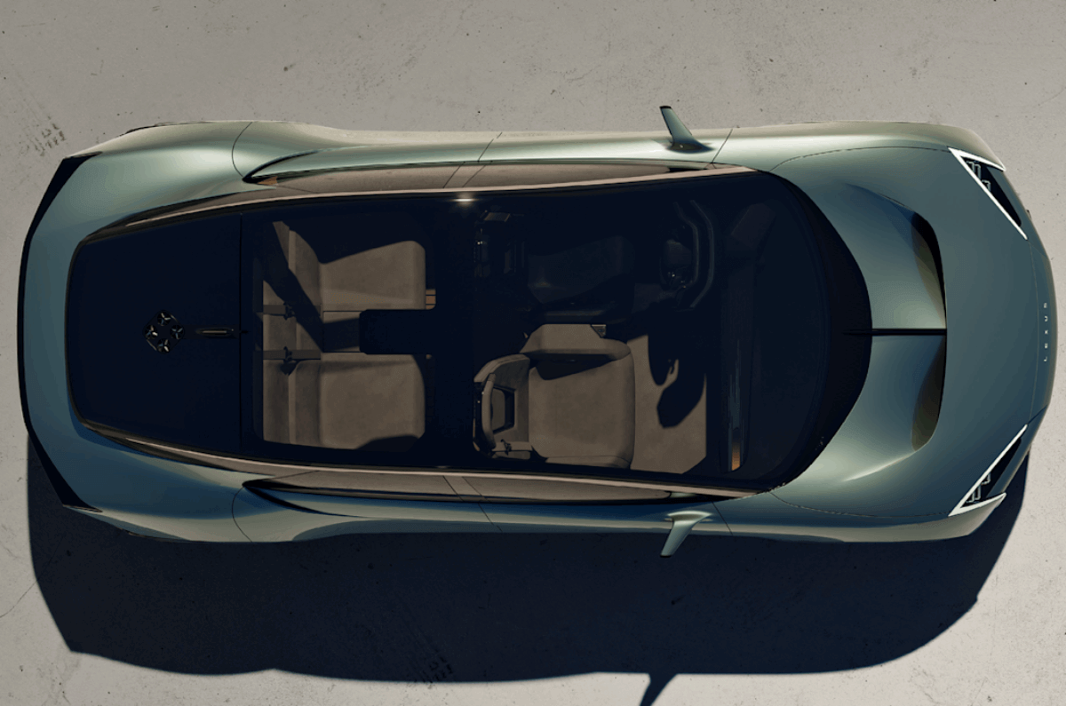 Lexus LS Coupe Concept top
