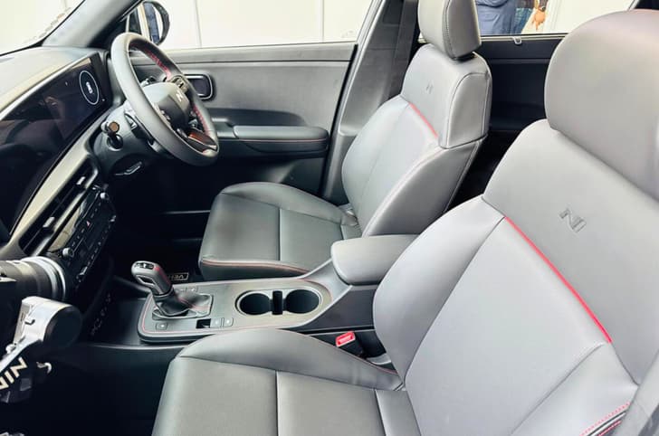 Hyundai Venue N Line seats and interior