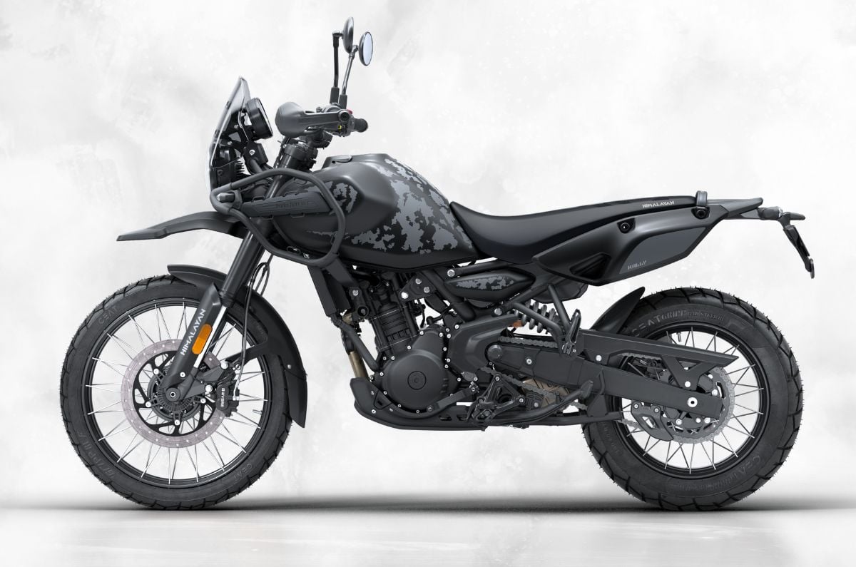 Royal Enfield Himalayan 450 Mana Black left profile