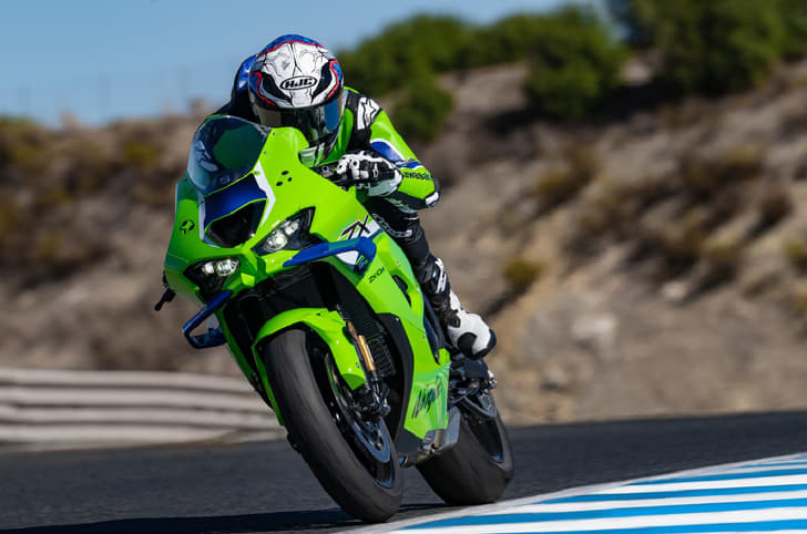 The ZX-10R gets an updated aerodynamics package for 2026, among other changes.