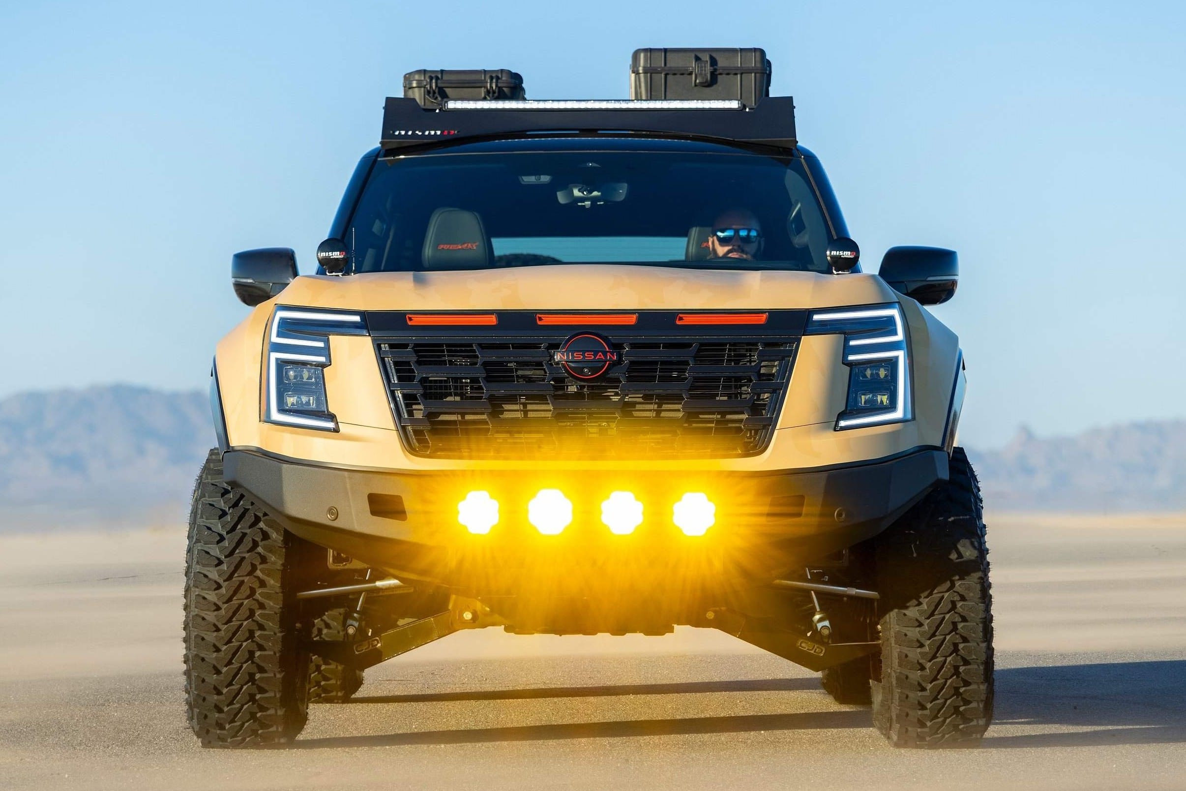 2025 nissan dune patrol concept in desert