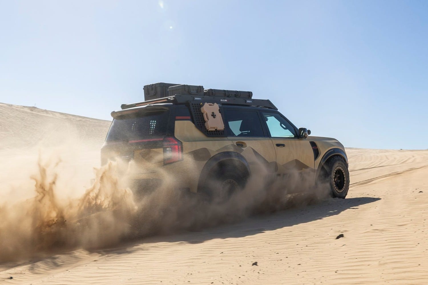 2025 nissan dune patrol concept in desert