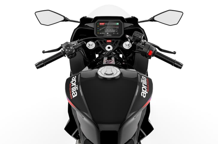 Aprilia RS 457 GP replica rider's POV in studio