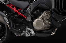 it uses the same 1,158cc V4 Granturismo engine as the rest of the Multistrada lineup, producing 170hp and 123.8Nm.