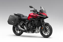 The CB1000GT is based on the CB1000 Hornet but gains several touring-focused changes.