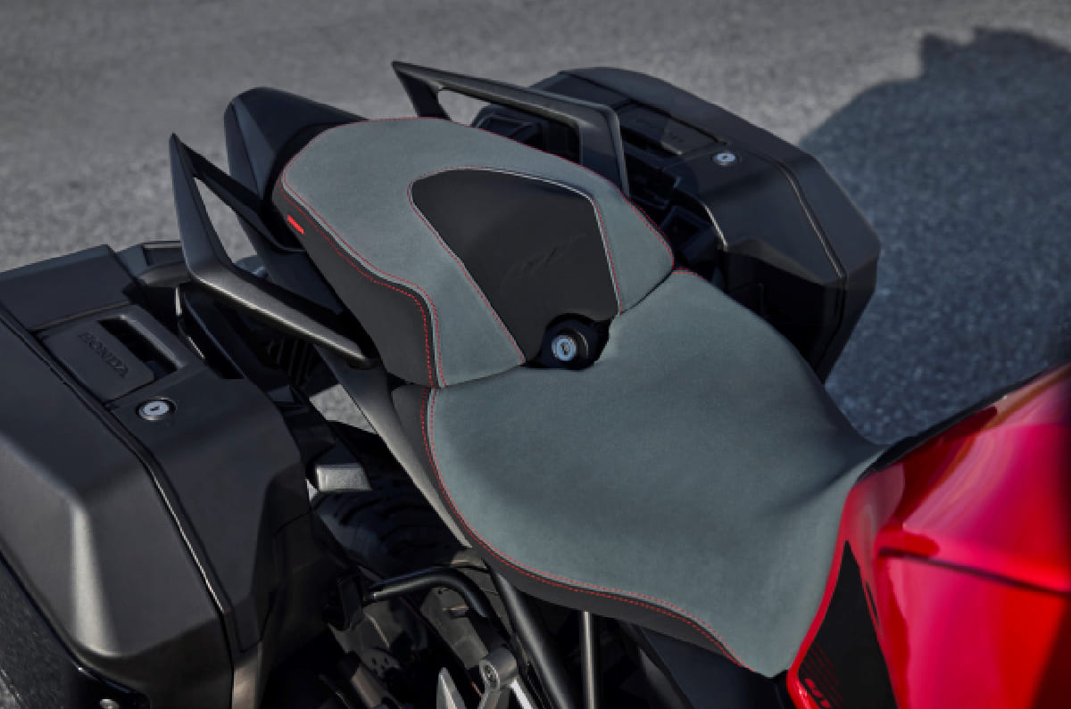 Chassis changes include an extended subframe and swingarm to provide more room for a pillion and luggage, as well as improved stability.