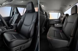 Toyota Hilux EV front and rear seats