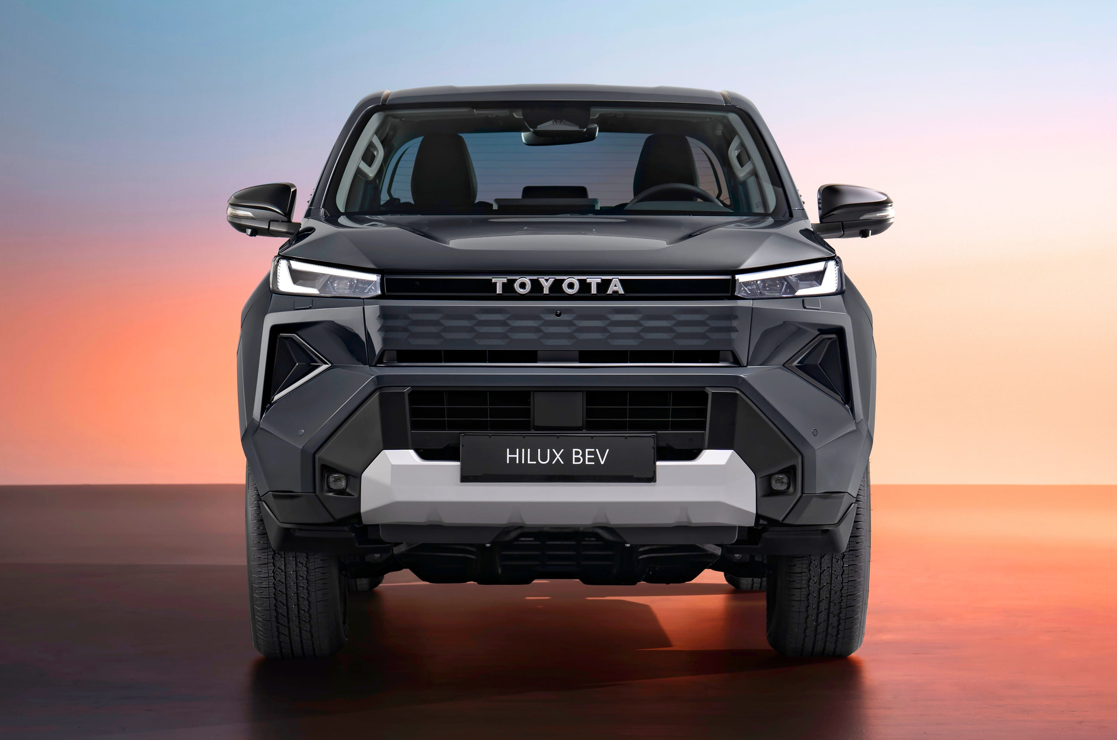 Toyota Hilux EV front design