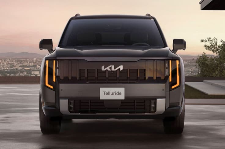 The SUV is named after the town of Telluride in Colorado, U.S. New Kia Telluride front