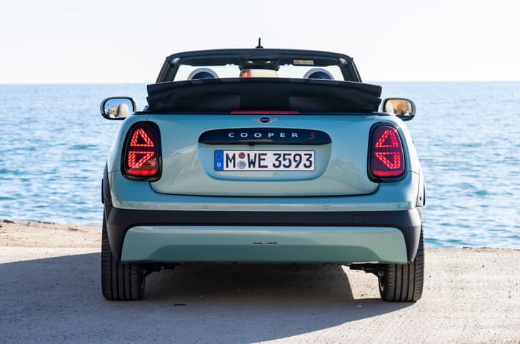 Mini Cooper Convertible rear static