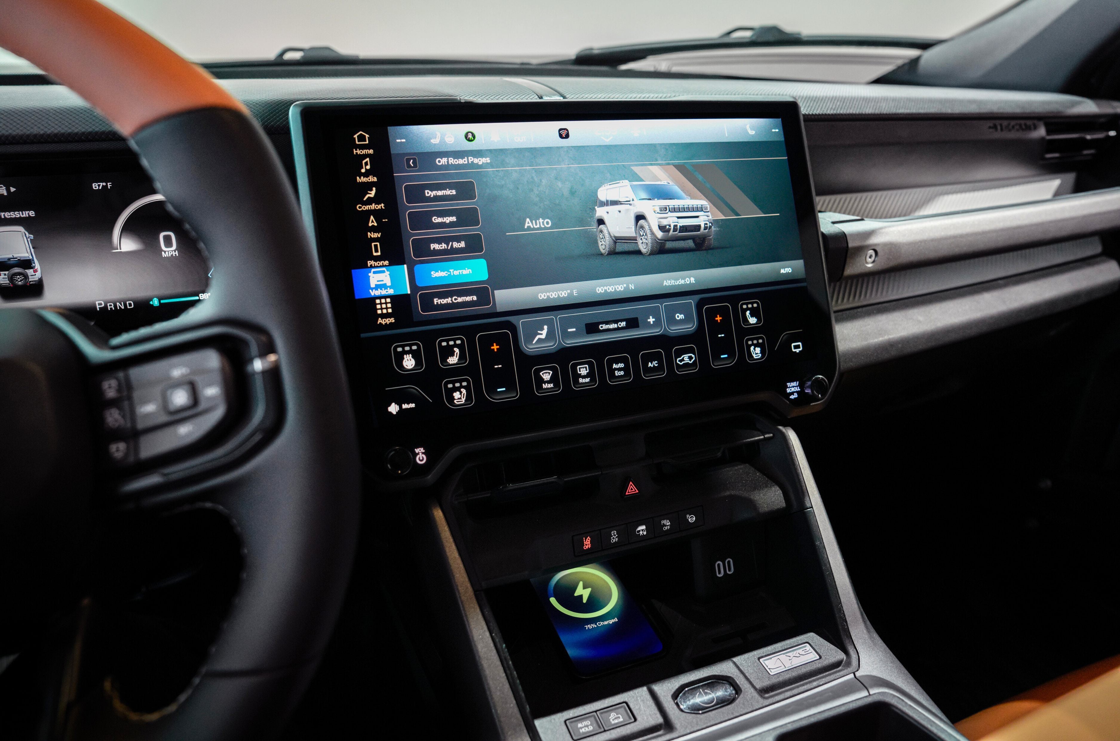 Jeep Recon touchscreen