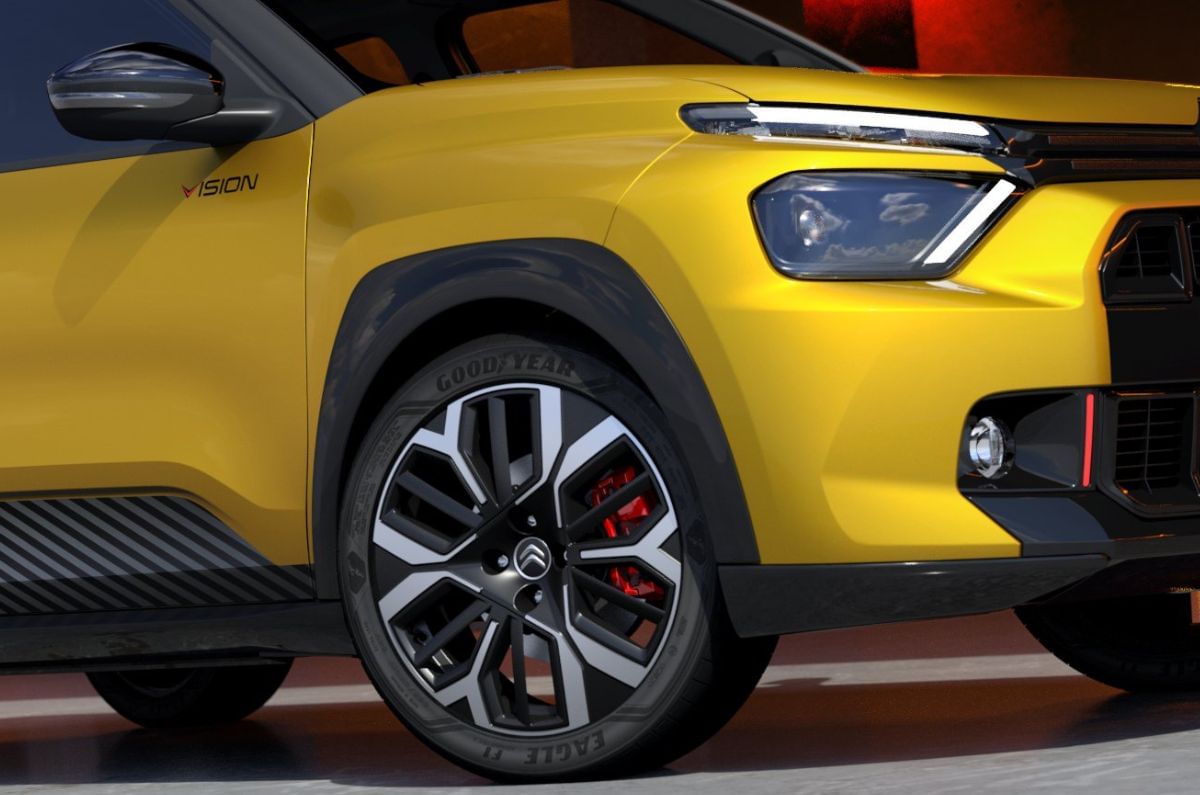 Citroen says that the Basalt Vision's suspension has been lowered compared to the current model.