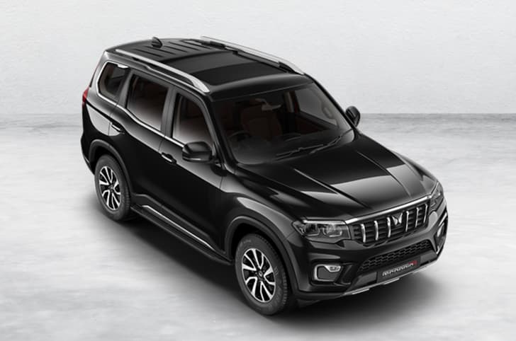 Mahindra Scorpio N in Stealth Black