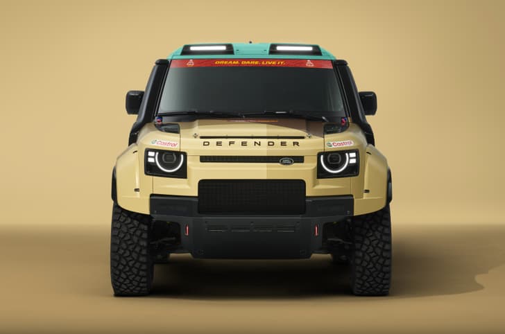 Defender Dakar D7X-R front profile