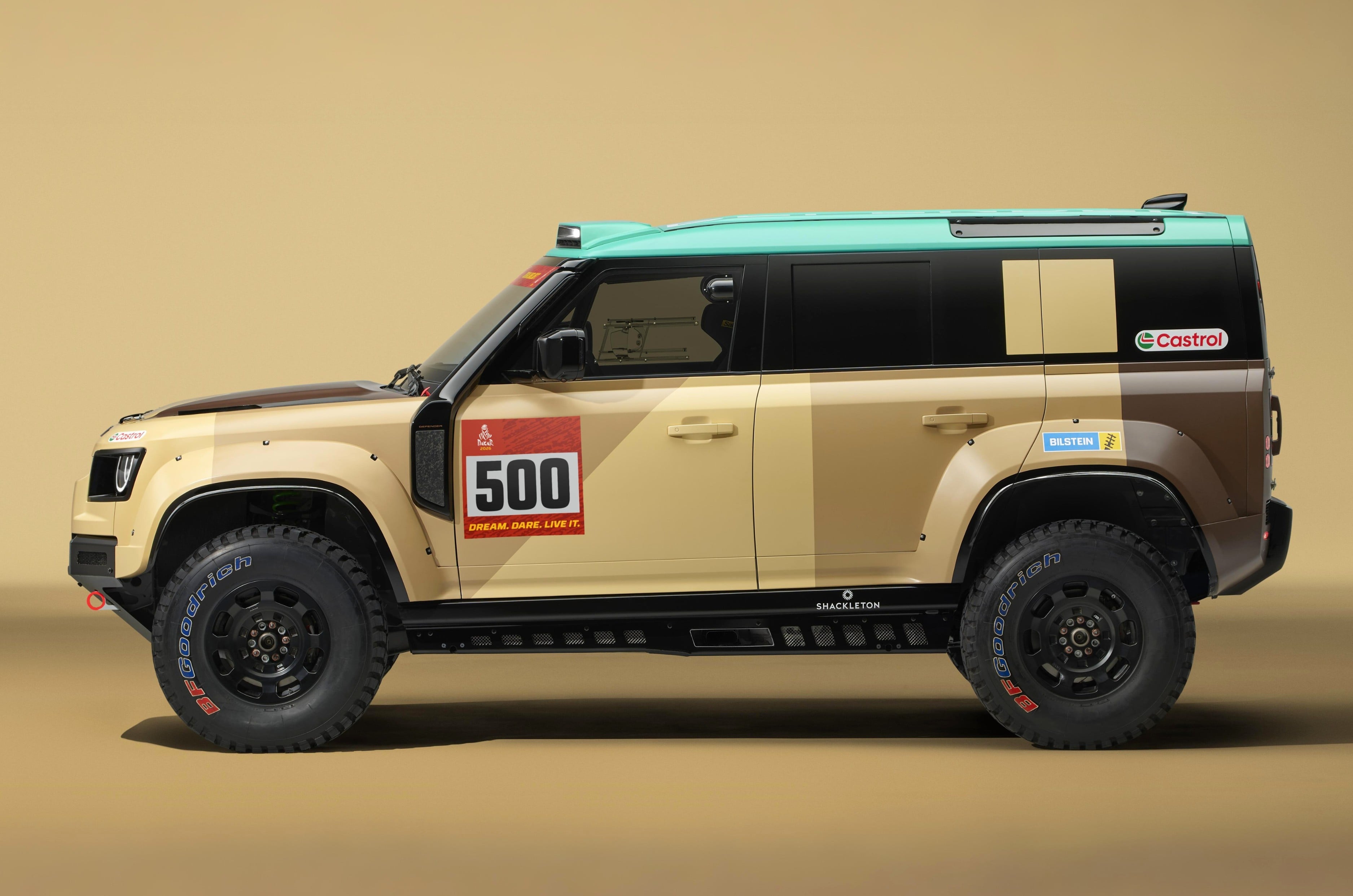 Defender Dakar D7X-R side profile