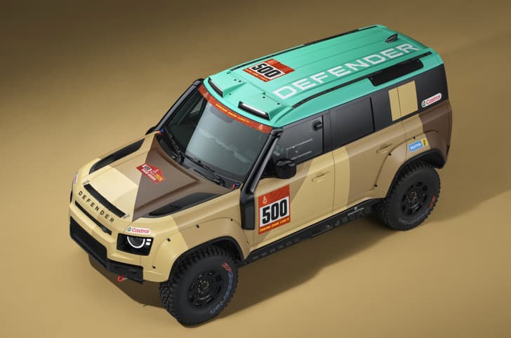 Defender Dakar D7X-R top view