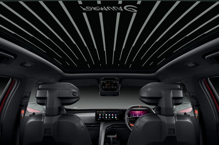 Mahindra BE 6 Formula E sunroof