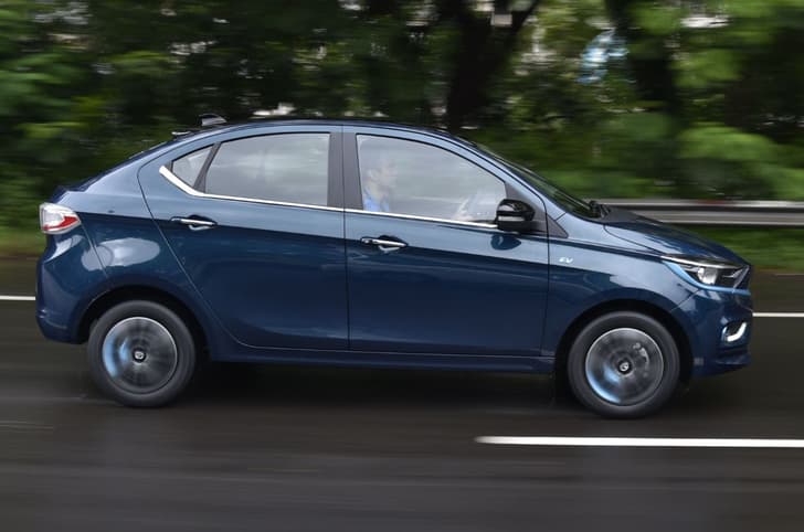 Tata Tigor EV side tracking