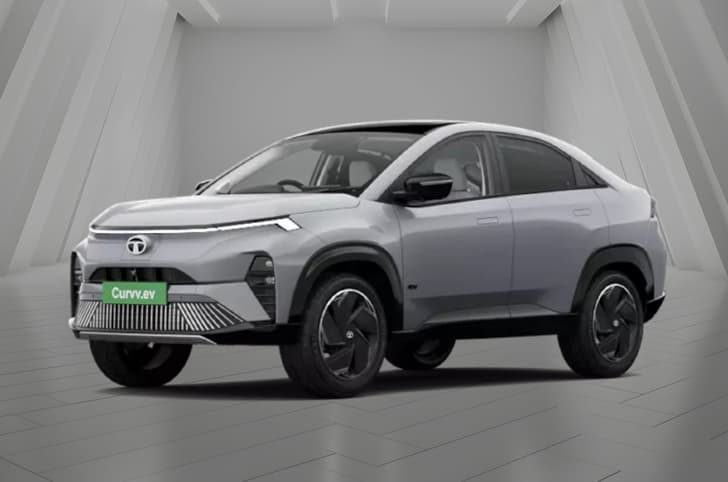 Tata Curvv EV Pure Grey colour